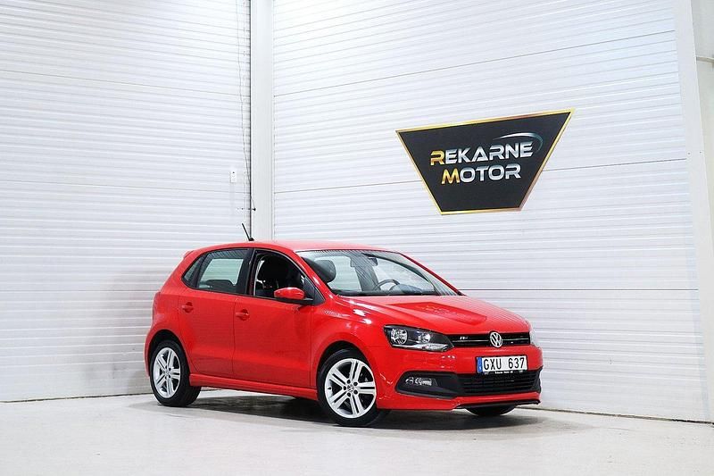 Röd Begagnad 2013 VW Polo R-line Halvkombi | 119 900 kr (Dyr) - Bild 1/3