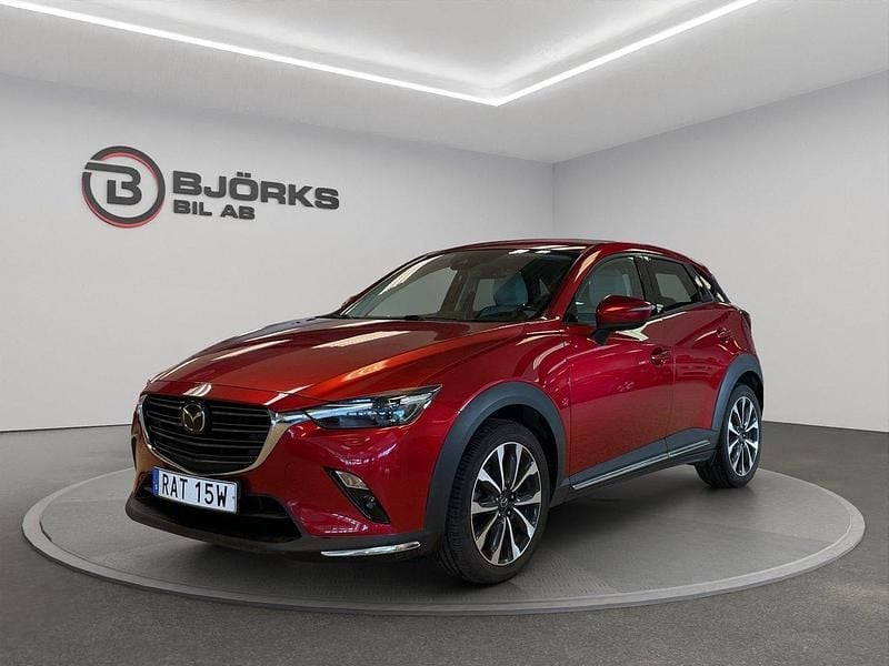 Röd Begagnad 2019 Mazda CX-3 Optimum SUV | 199 500 kr (Marknadspris) - Bild 1/4