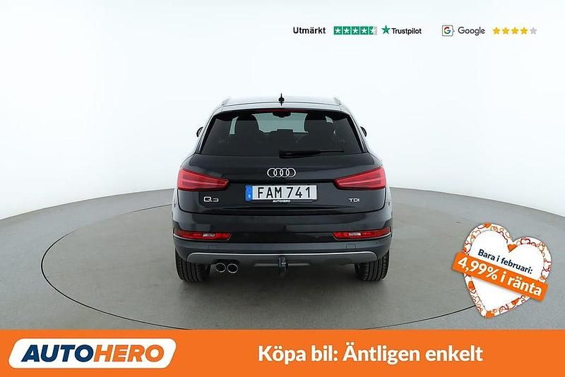 Begagnad Audi Q3 151 HK (111 kW) 2015 Svart SUV