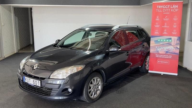 Mörkgrå Begagnad 2010 Renault Mégane GrandTour Kombi | 49 900 kr (Marknadspris) - Bild 1/4
