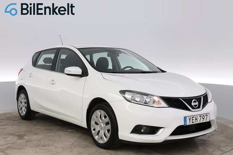 Vit Begagnad 2016 Nissan Pulsar Visia Halvkombi | 74 900 kr (Bra pris) - Bild 1/4