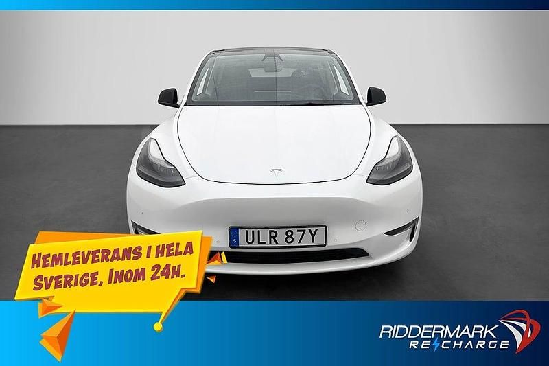 Vit Begagnad 2021 Tesla Model Y Long Range AWD SUV | 322 800 kr (Marknadspris) - Bild 1/3