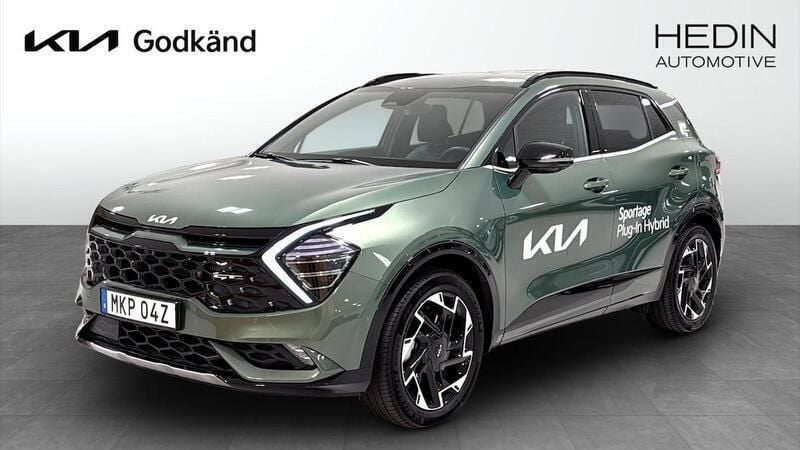 Grön (green) Begagnad 2024 Kia Sportage GT-Line SUV | 469 900 kr (Lite dyr) - Bild 1/4
