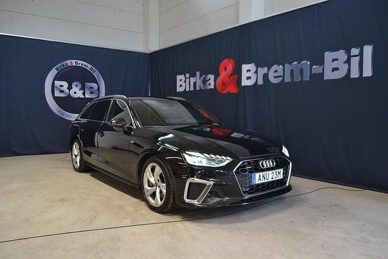 Svart Begagnad 2022 Audi A4 S-Line Kombi | 305 000 kr (Bra pris) - Bild 1/4