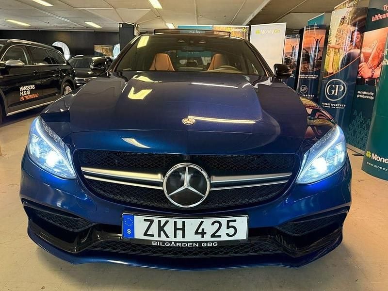 Begagnad Mercedes C63 AMG AMG 510 HK (375 kW) 2016 Blå Sedan