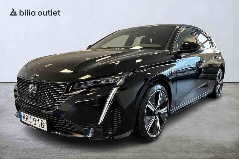 Begagnad Peugeot 308 2023 Svart Halvkombi