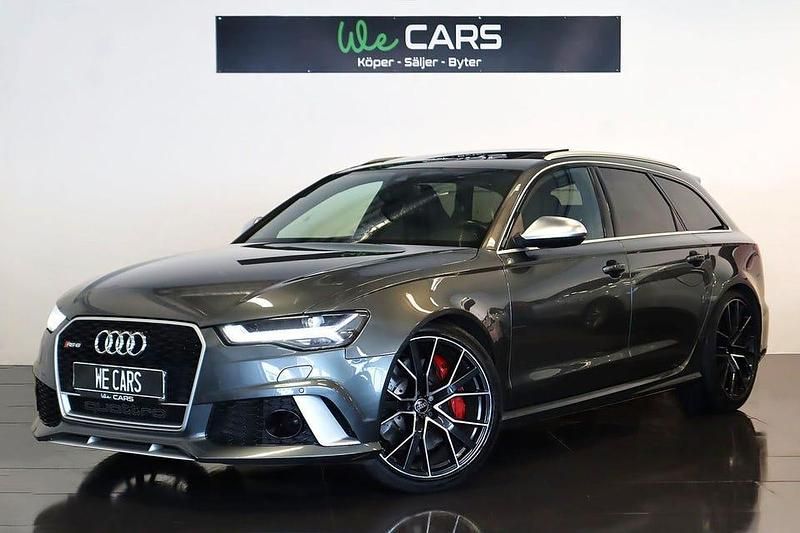 Svart Begagnad 2015 Audi RS6 Kombi | 579 900 kr (Marknadspris) - Bild 1/4