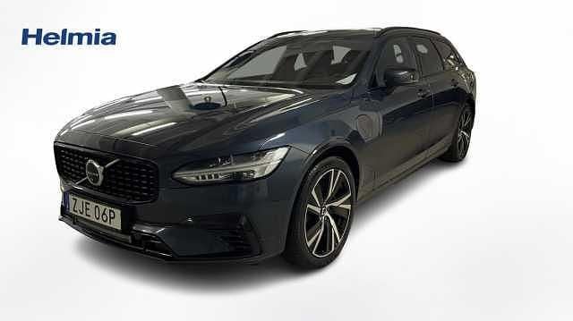 Mörkblå (blå) Begagnad 2022 Volvo V90 Ultimate Kombi | 419 000 kr (Marknadspris) - Bild 1/4