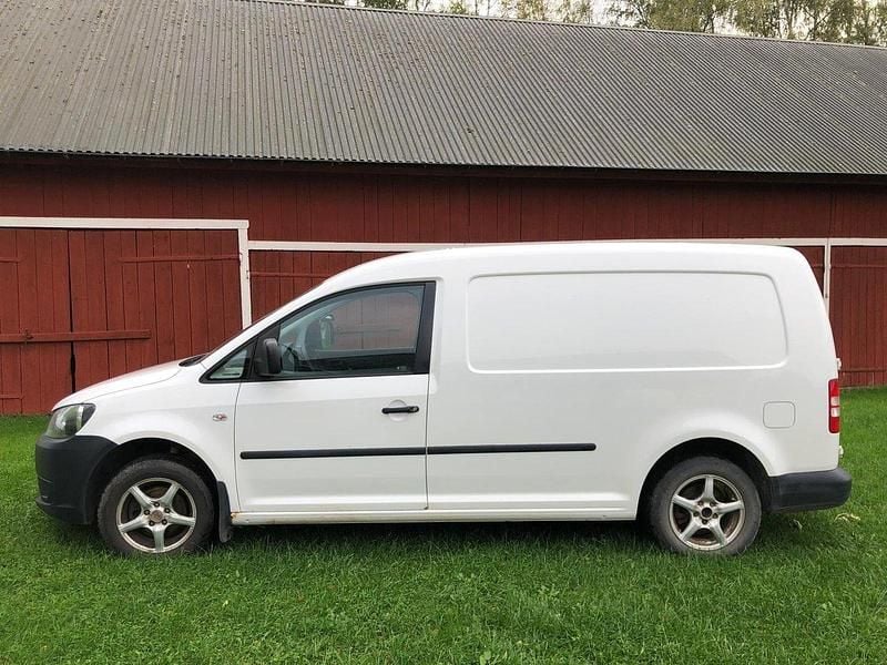 Vit Begagnad 2011 VW Caddy Maxi Minibuss | 44 000 kr (Marknadspris) - Bild 1/4