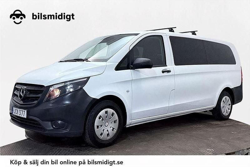Vit Begagnad 2016 Mercedes Vito Minibuss | 244 900 kr - Bild 1/3