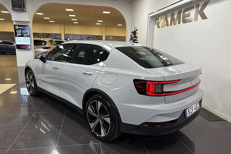 Begagnad Polestar 2 Long Range Single Motor 219 kW (299 HK) 2022 Silver Halvkombi