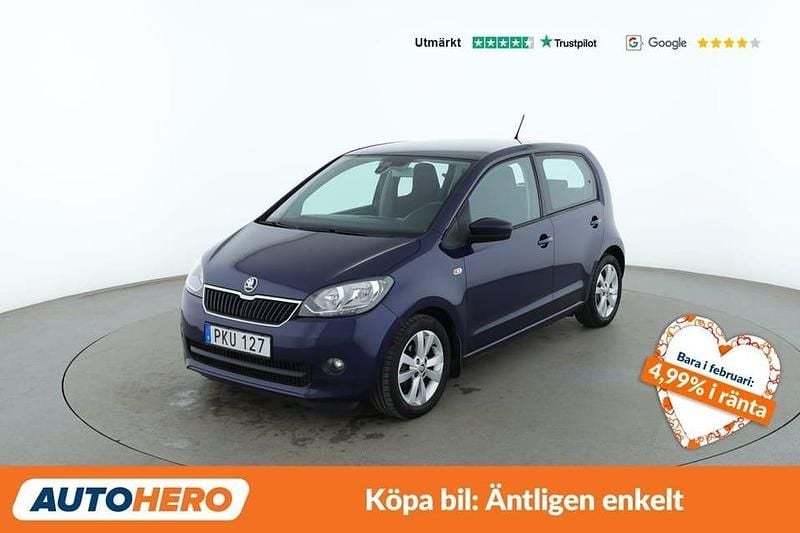 Mörkblå Begagnad 2017 Skoda Citigo Halvkombi | 65 000 kr (Marknadspris) - Bild 1/4