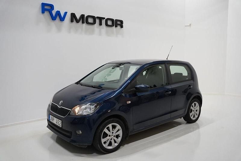 Mörkblå Begagnad 2012 Skoda Citigo Elegance Halvkombi | 39 900 kr (Bra pris) - Bild 1/4