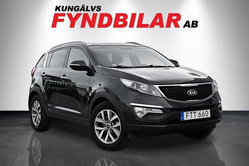 Svart Begagnad 2015 Kia Sportage SUV | 108 900 kr (Marknadspris) - Bild 1/4