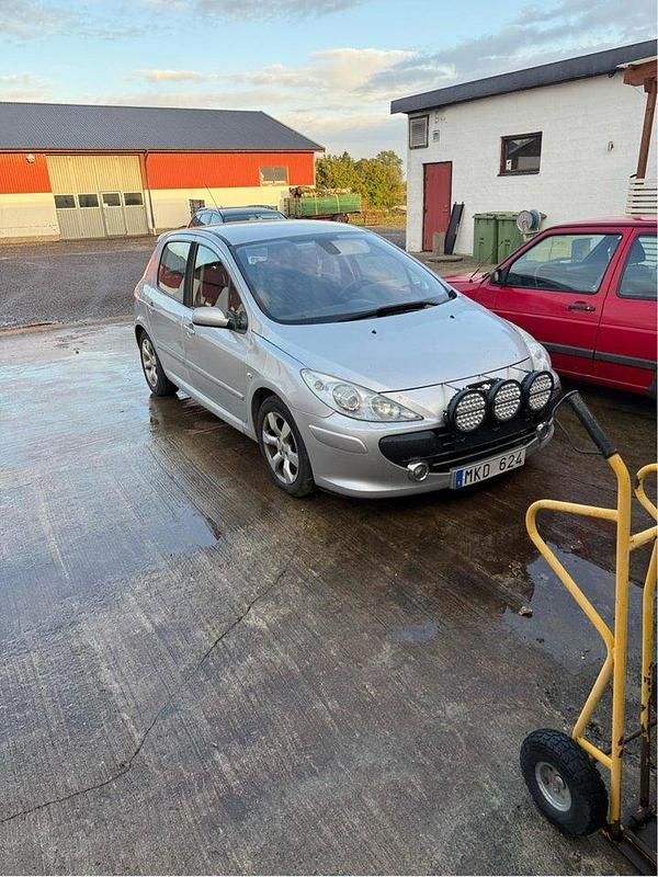 Grå Begagnad 2007 Peugeot 307 Halvkombi | 18 500 kr (Bra pris) - Bild 1/2