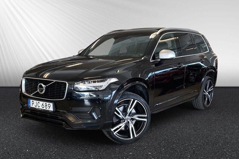 Svart Begagnad 2017 Volvo XC90 R-Design SUV | 449 800 kr - Bild 1/4