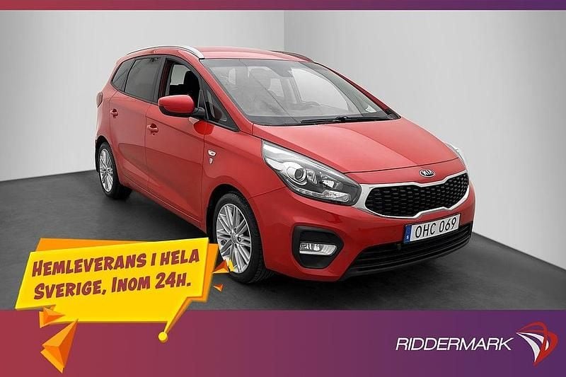 Röd Begagnad 2017 Kia Carens Minibuss | 114 900 kr (Marknadspris) - Bild 1/3