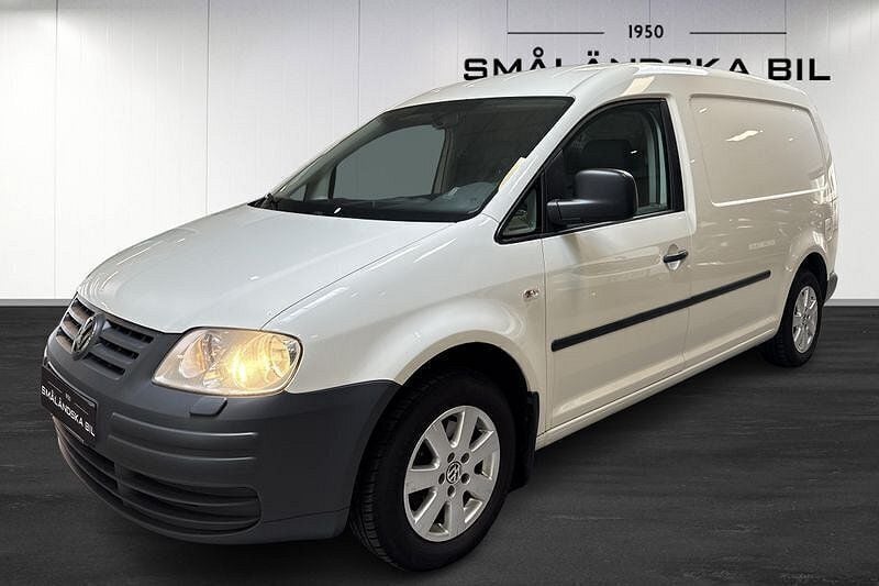 Vit Begagnad 2009 VW Caddy Maxi Minibuss | 49 000 kr (Marknadspris) - Bild 1/4
