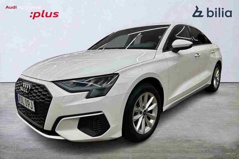 Vit Begagnad 2024 Audi A3 Sedan | 289 000 kr - Bild 1/1