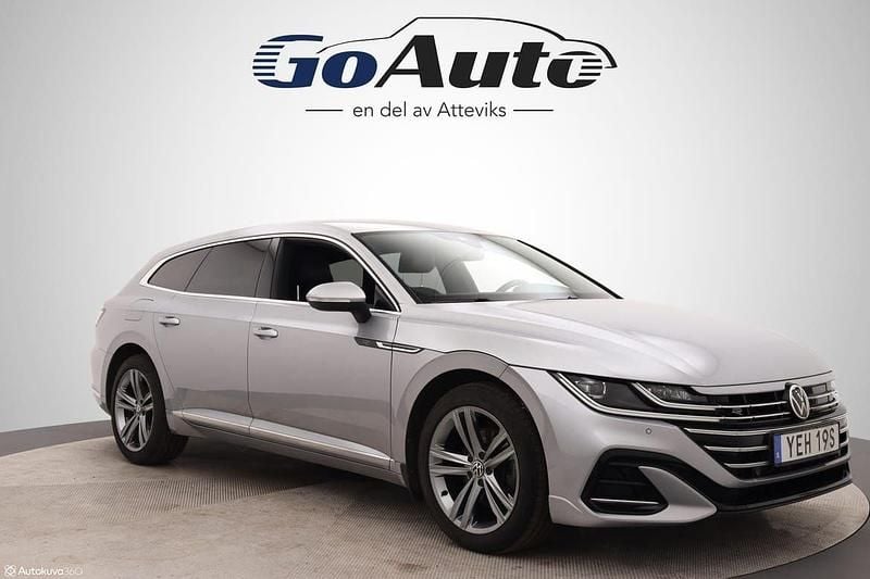 Silver Begagnad 2021 VW Arteon R-line Kombi | 299 500 kr (Marknadspris) - Bild 1/4