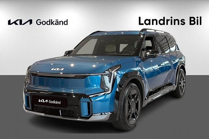 Blå Begagnad 2023 Kia EV9 GT-Line SUV | 748 300 kr (Marknadspris) - Bild 1/4