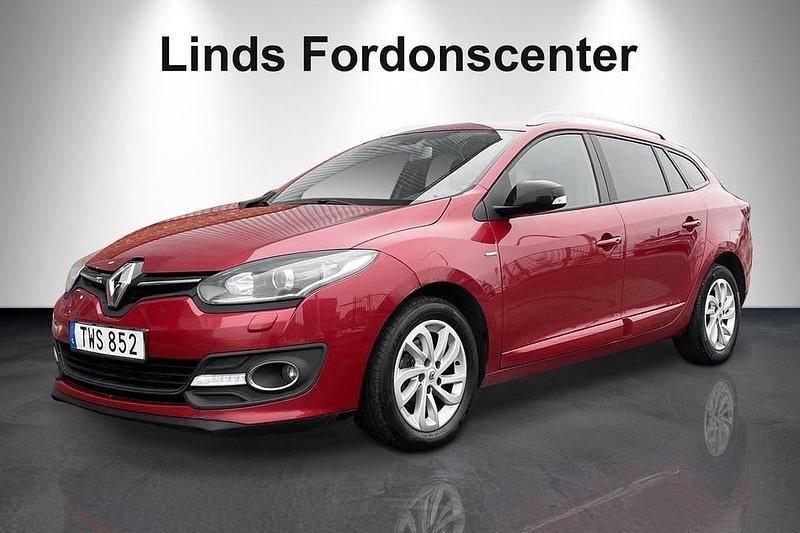 Röd Begagnad 2015 Renault Mégane III LIMITED | 43 000 kr (Bra pris) - Bild 1/4