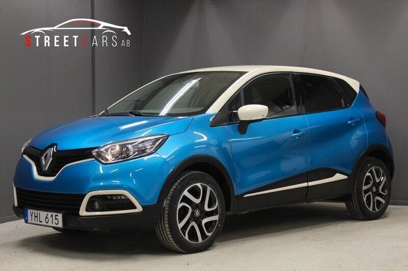 Flerfärgad (blå) Begagnad 2017 Renault Captur SUV | 94 900 kr (Marknadspris) - Bild 1/4