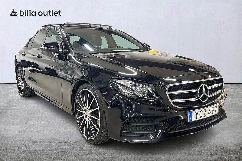 Begagnad Mercedes E220 AMG 194 HK (142 kW) 2016 Svart Sedan
