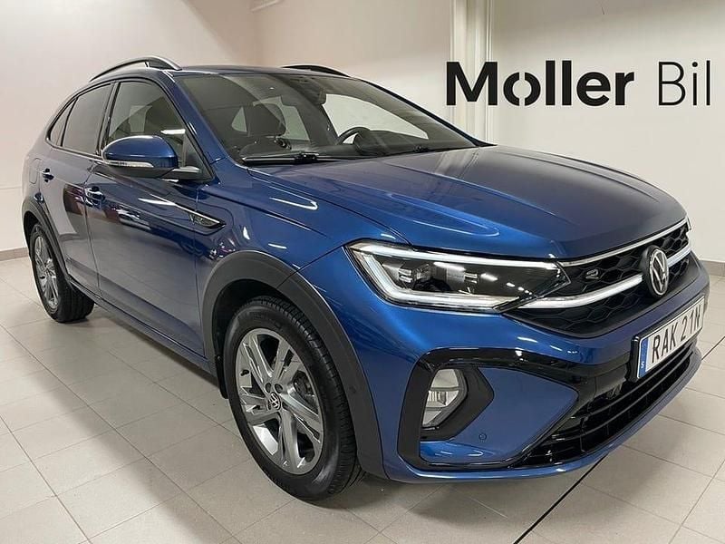 Reef blue metallic Begagnad 2023 VW Taigo SUV | 239 000 kr (Marknadspris) - Bild 1/3