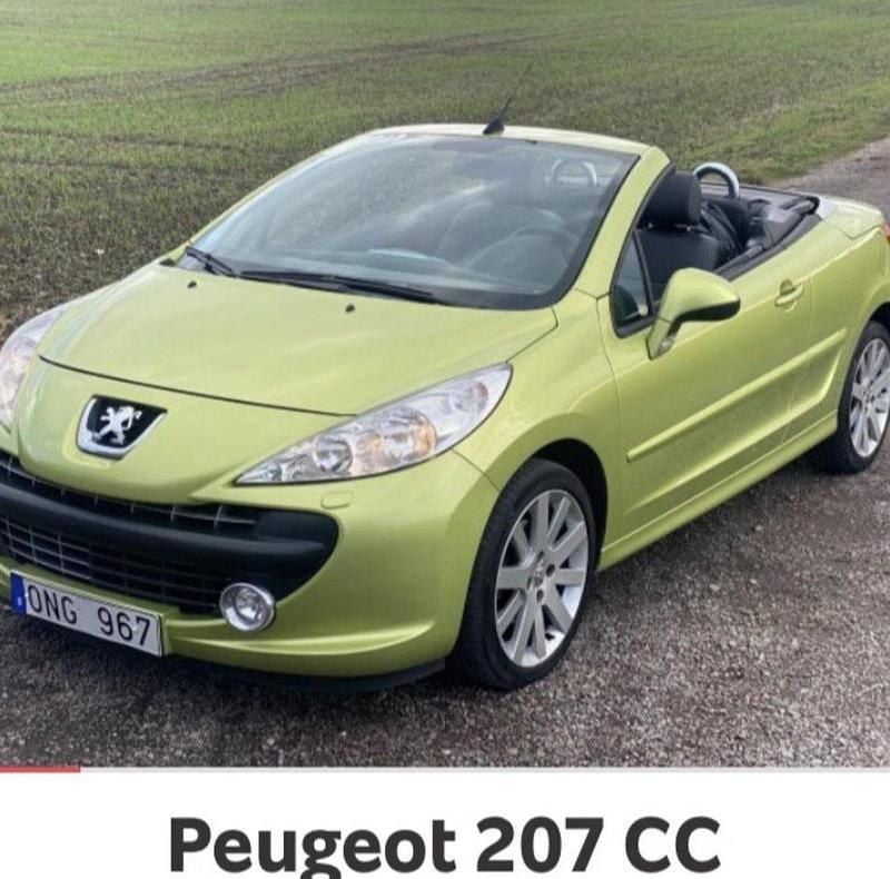 Gul Begagnad 2009 Peugeot 207 CC Cab | 34 900 kr (Superpris) - Bild 1/3