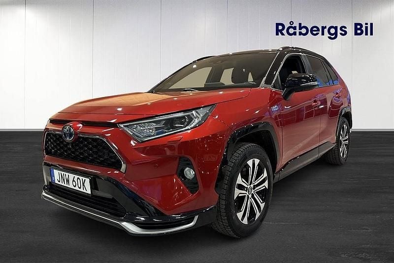 Röd Begagnad 2020 Toyota RAV4 Hybrid Premium SUV | 364 800 kr (Marknadspris) - Bild 1/4