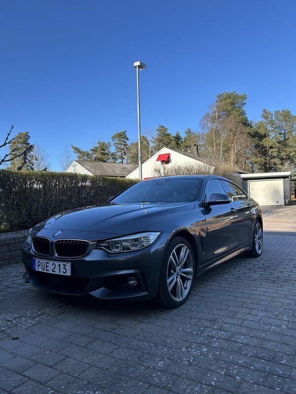 Grå Begagnad 2017 BMW 435 Gran Coupé M Sport Sportkupé | 290 000 kr (Bra pris) - Bild 1/4
