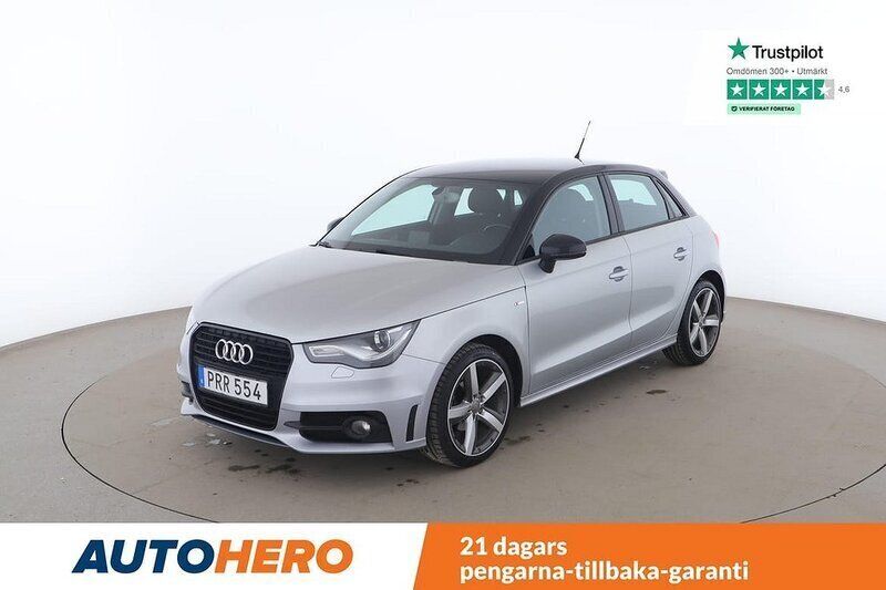 Silver Begagnad 2014 Audi A1 Sportback S-Line Halvkombi | 97 000 kr - Bild 1/4