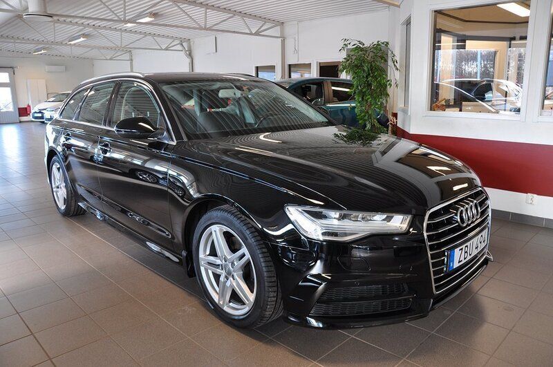 Svart Begagnad 2017 Audi A6 Kombi | 219 500 kr (Lite dyr) - Bild 1/4