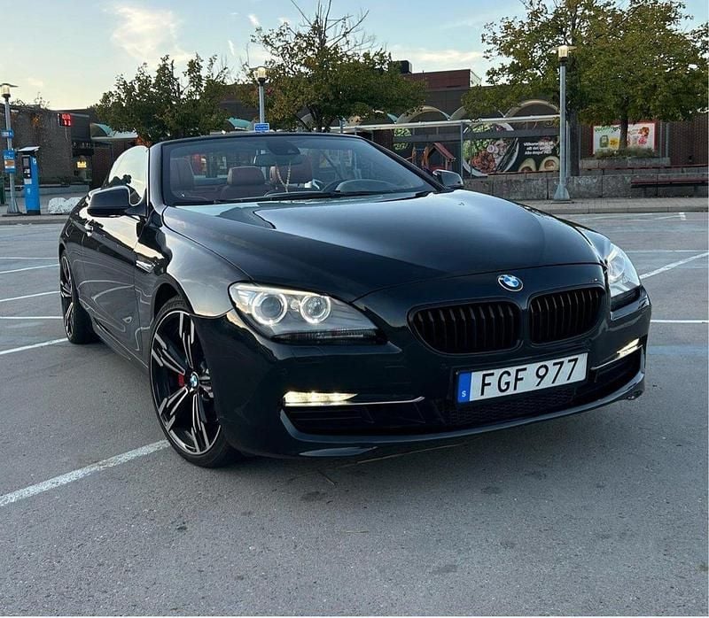 Svart Begagnad 2011 BMW 640 Cabriolet Cab | 239 999 kr - Bild 1/4