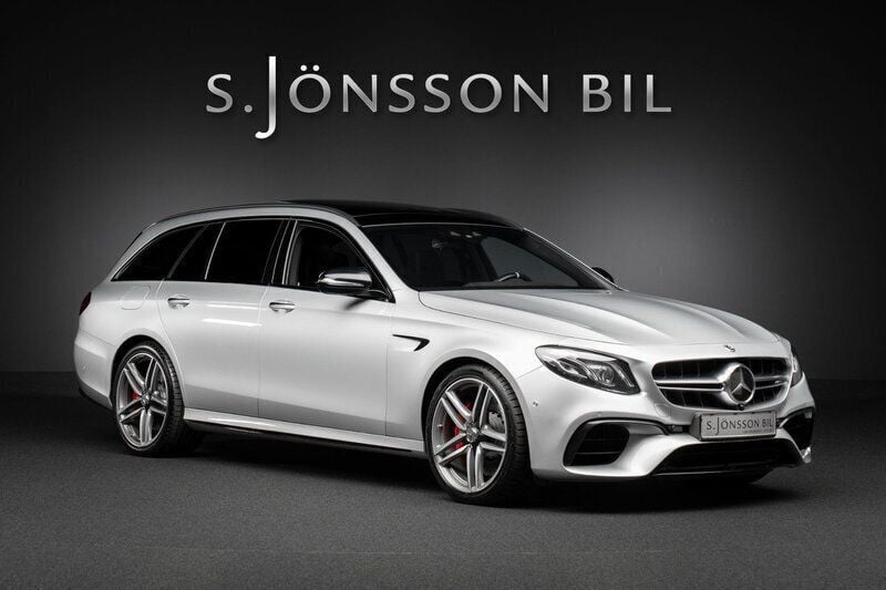 Silver Begagnad 2018 Mercedes E63S AMG AMG Kombi | 729 000 kr (Bra pris) - Bild 1/4