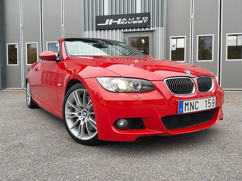 Begagnad BMW 335 Cabriolet M Sport 306 HK (225 kW) 2008 Röd Cab