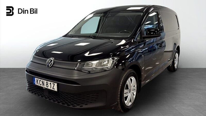 Svart Begagnad 2022 VW Caddy Maxi Minibuss | 239 900 kr - Bild 1/4
