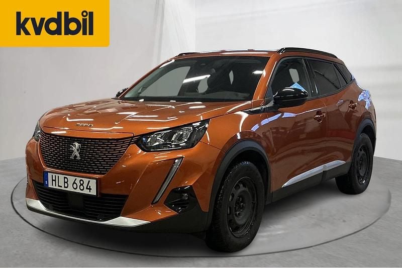 Begagnad Peugeot e-2008 Allure 100 kW (136 HK) 2022 Orange SUV