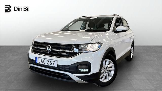 Vit Begagnad 2023 VW T-Cross Life SUV | 184 800 kr (Bra pris) - Bild 1/4