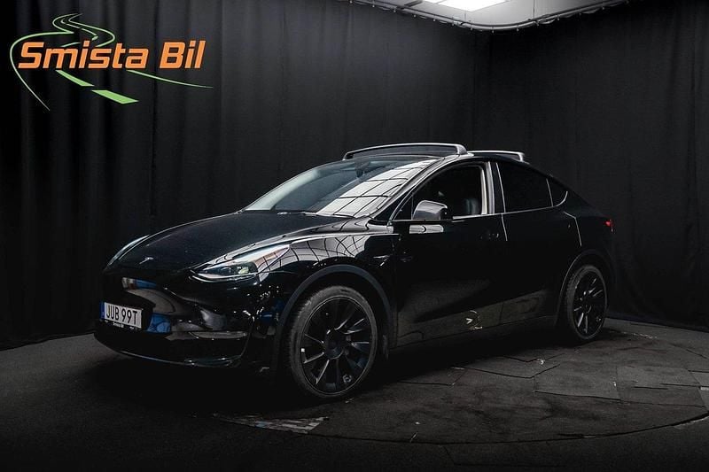 Svart Begagnad 2021 Tesla Model Y Long Range AWD SUV | 324 900 kr (Marknadspris) - Bild 1/3