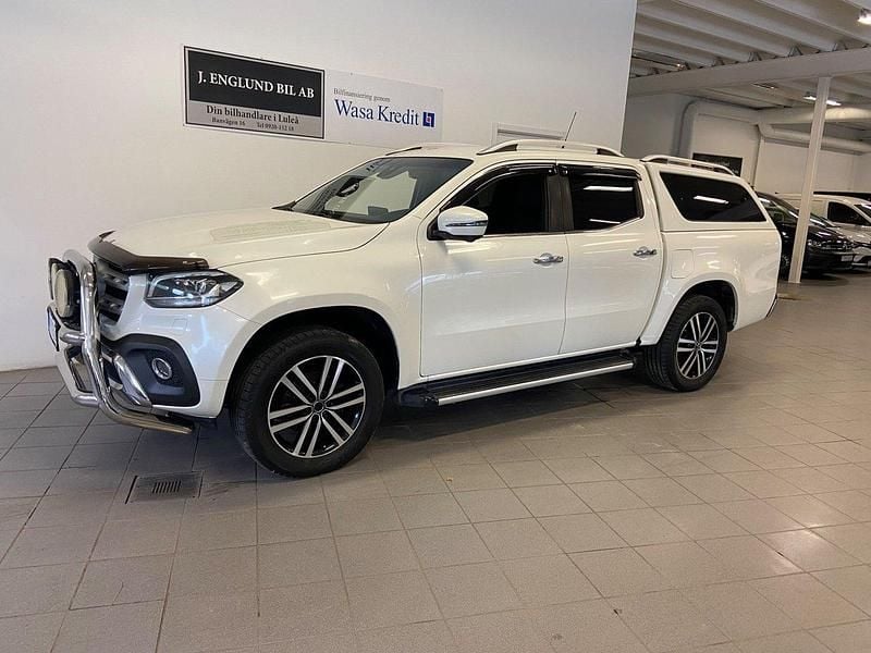 Vit Begagnad 2018 Mercedes X250 Pickup | 319 900 kr (Marknadspris) - Bild 1/4