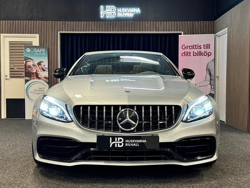 Begagnad Mercedes C63S AMG AMG 510 HK (375 kW) 2022 Silver Cab