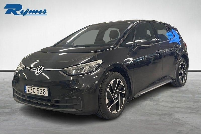 Grå Begagnad 2021 VW ID.3 Pro Performance Halvkombi | 209 800 kr (Bra pris) - Bild 1/4