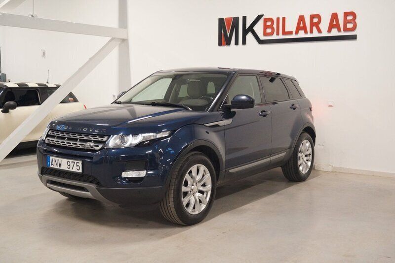 Blå Begagnad 2013 Land Rover Range Rover evoque Pure SUV | 154 900 kr (Marknadspris) - Bild 1/4