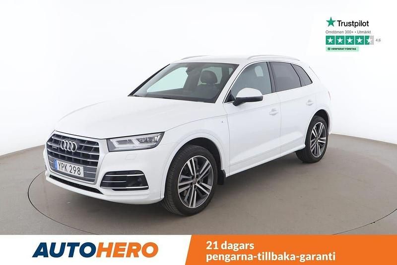 Vit Begagnad 2018 Audi Q5 Sport SUV | 248 000 kr (Marknadspris) - Bild 1/4