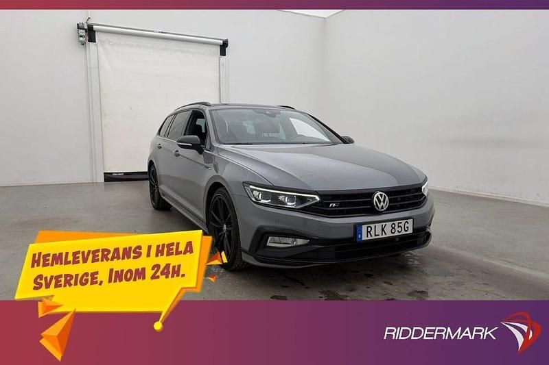 Grå Begagnad 2019 VW Passat R-line Edition Kombi | 339 700 kr - Bild 1/3