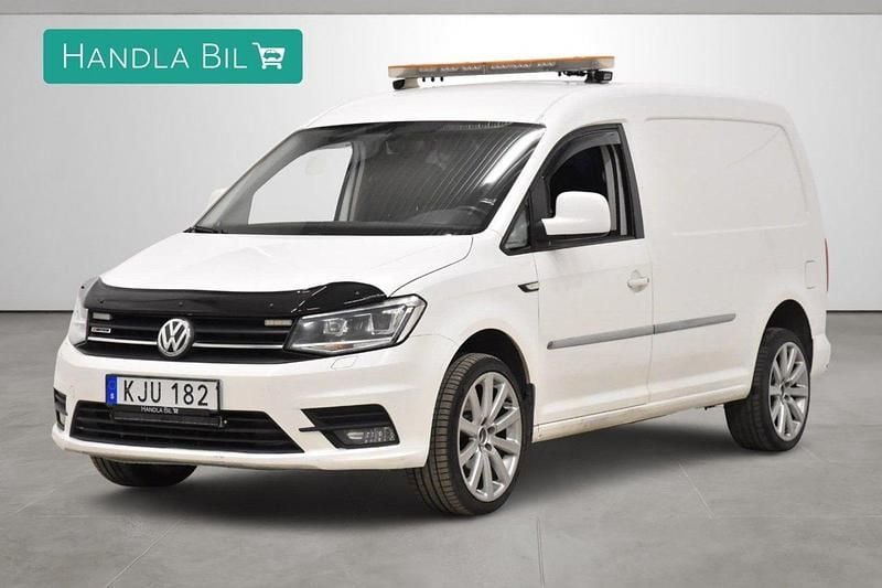 Vit Begagnad 2018 VW Caddy Maxi Minibuss | 149 900 kr (Bra pris) - Bild 1/4