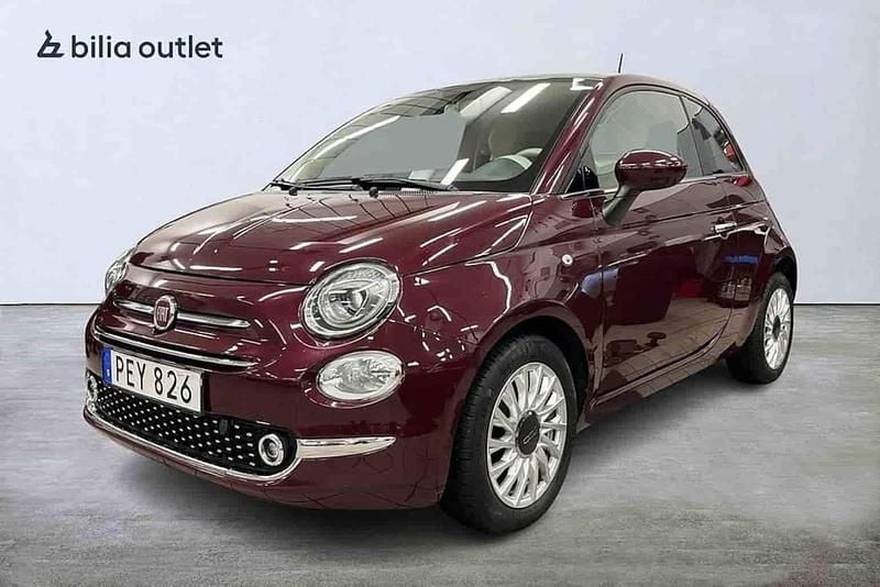 Röd Begagnad 2017 Fiat 500 Halvkombi | 94 900 kr (Marknadspris) - Bild 1/1