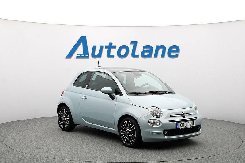 Grön Begagnad 2020 Fiat 500 Lounge Halvkombi | 134 900 kr (Lite dyr) - Bild 1/3